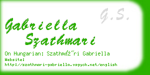 gabriella szathmari business card